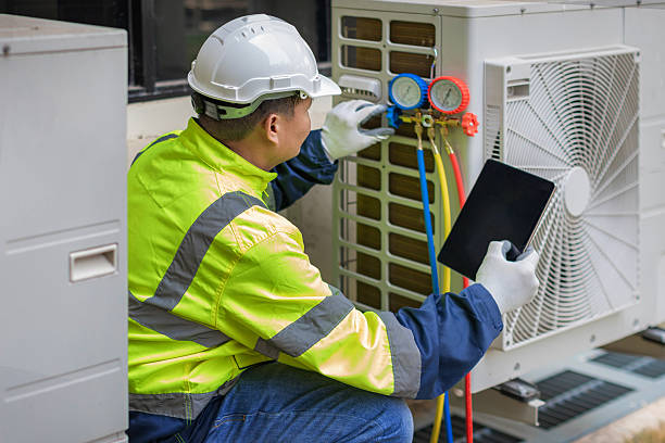 Professional Hvac technician working in Waldwick, NJ
